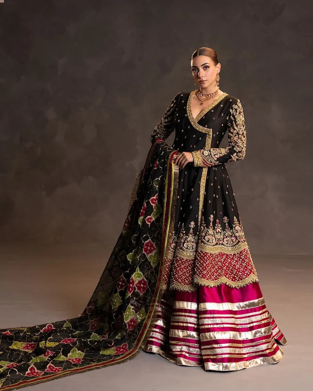 Ahmad Sultan Embroidered Organza Party Wear Suit | IQNAZ